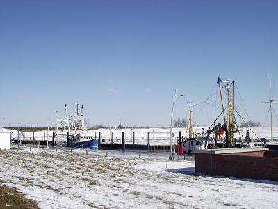 Der Kutterhafen im Winter